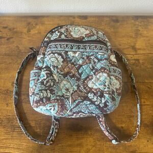 VERA BRADLEY Quilted Backpack Java Floral